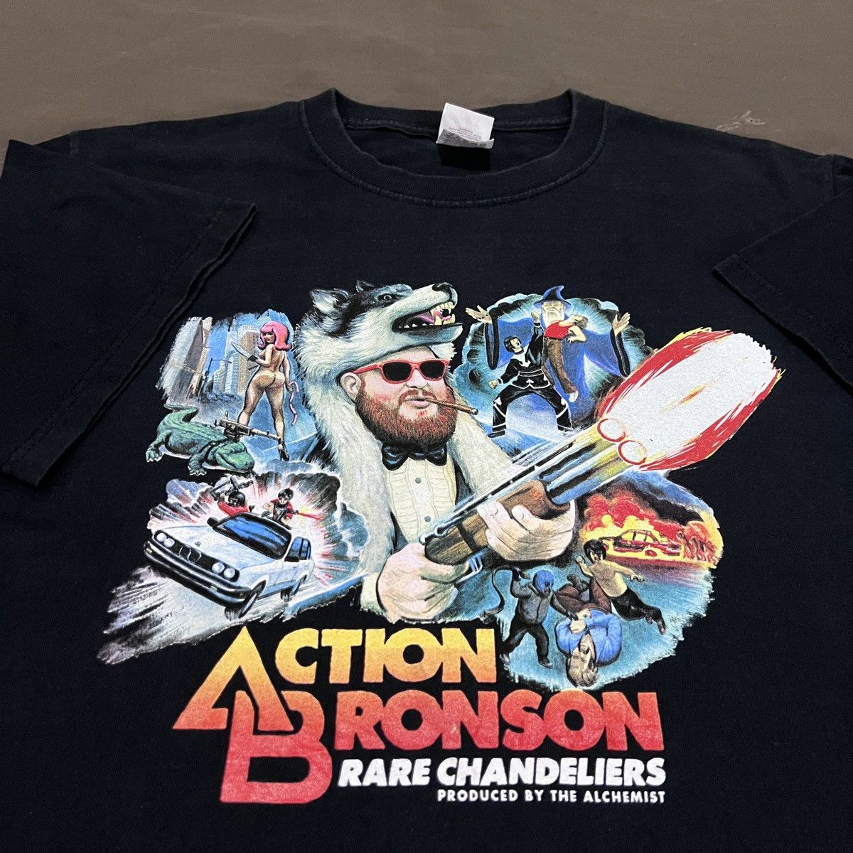 Rap Tees Vtg. Y2K Rare Chandeliers Action Bronson & The Alchemist Tee Size US L / EU 52-54 / 3 - 1 Thumbnail