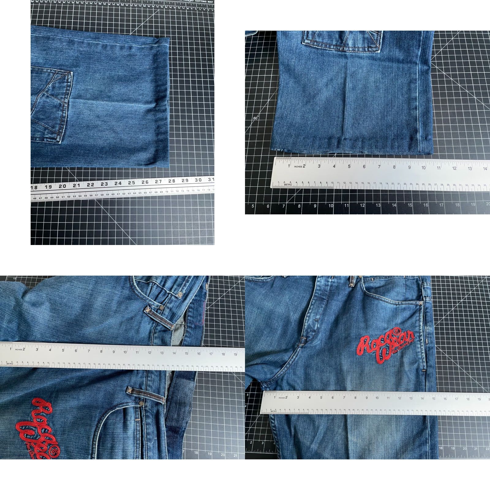 Rocawear Rocawear Denim Jacket & Jeans Set Mens XL / 43 x 28 Baggy Fit Y2K Streetwear Denim Coat & Jeans 2 Piece Size US 36 / EU 52 - 9 Thumbnail