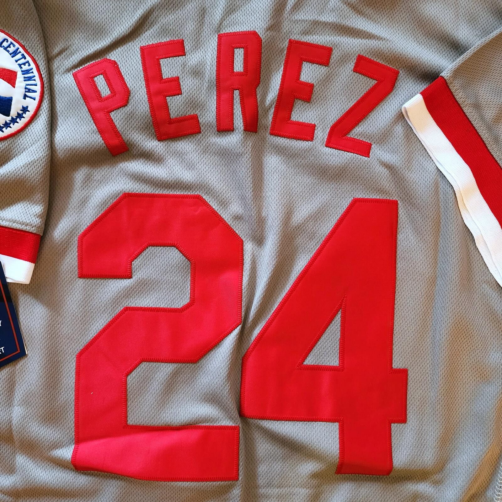 Majestic Tony Perez #24 Cincinnati Reds Majestic jersey Size 40 NWT Size US M / EU 48-50 / 2 - 2 Thumbnail