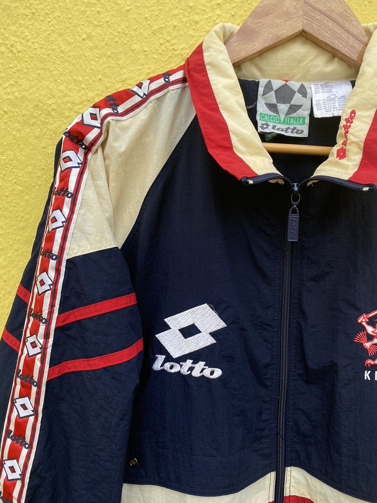 Lotto Sport Vintage 90s LOTTO KNVB NEDERLAND windbraker jacket Size US L / EU 52-54 / 3 - 8 Thumbnail