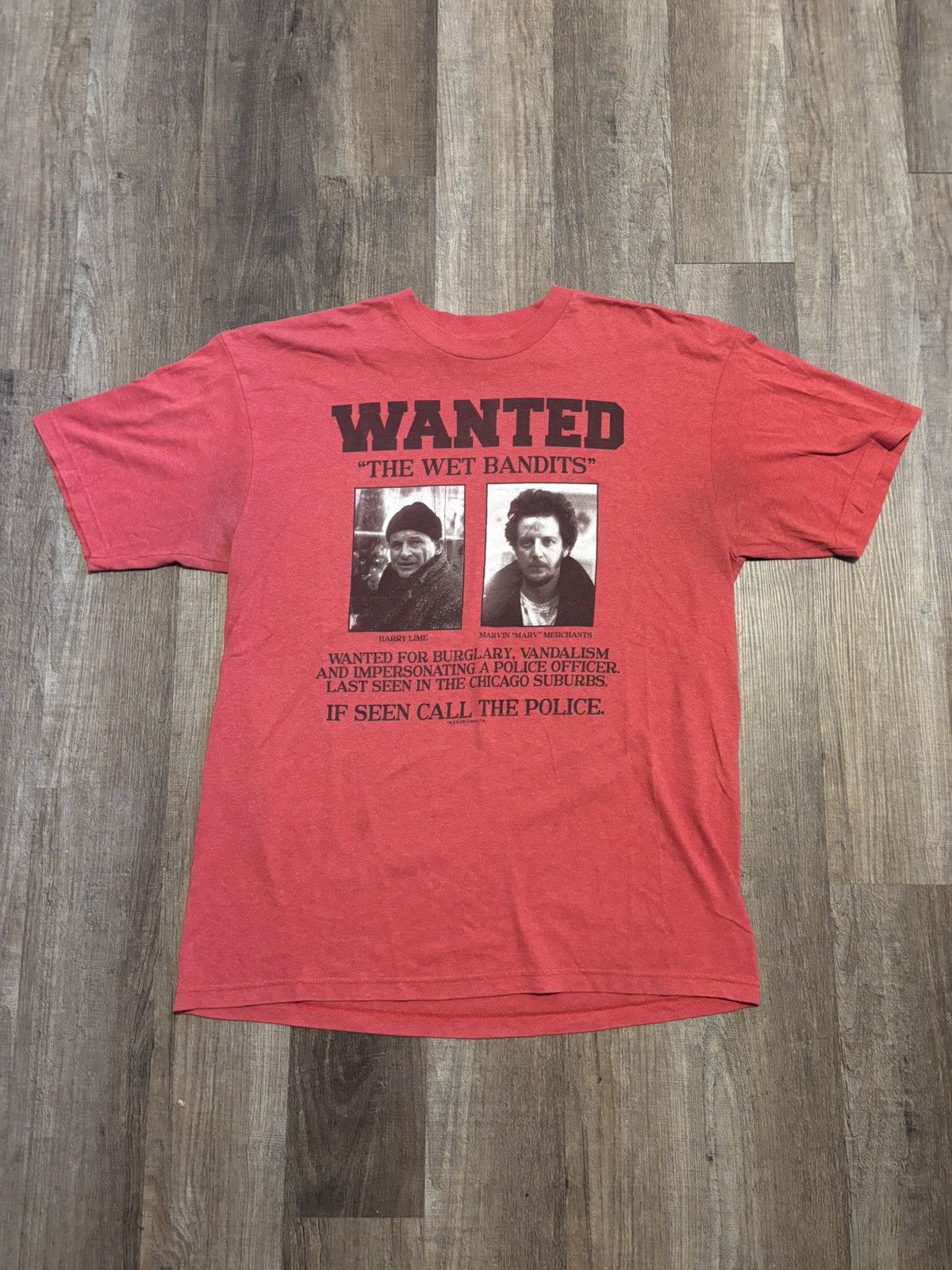 Junk Food Home Alone Wet Bandits Wanted Poster Tee Shirt Size US XXL / EU 58 / 5 - 1 Thumbnail