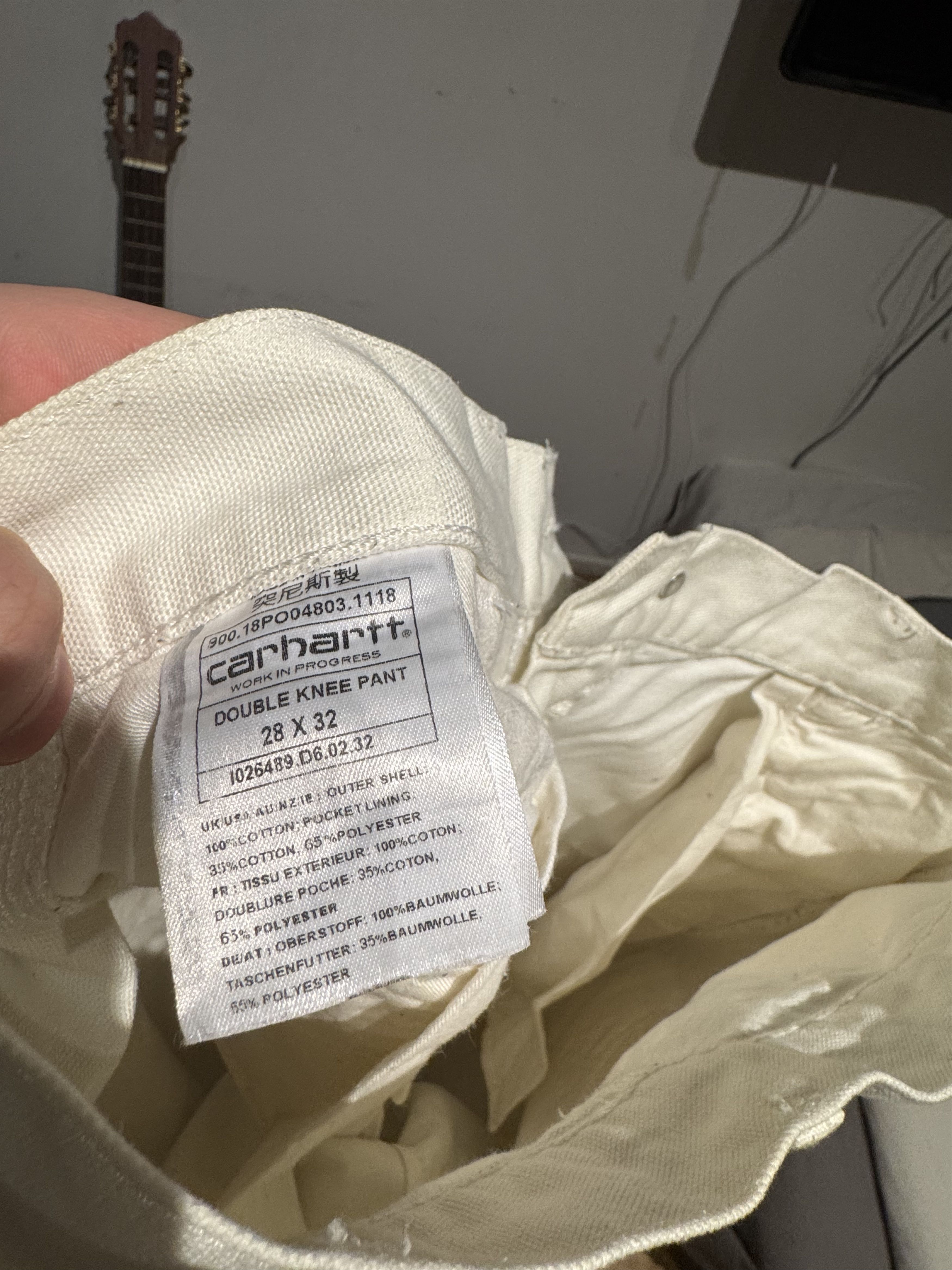 Carhartt Wip Carhartt Wip Double Knee pants white Size US 29 - 4 Thumbnail