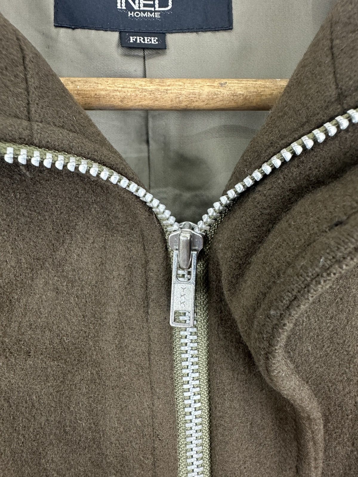 Yohji Yamamoto 🔥Rare🔥Ined Homme By Yohji Yamamoto Wool Peacoat JA0103 Size US XL / EU 56 / 4 - 7 Thumbnail
