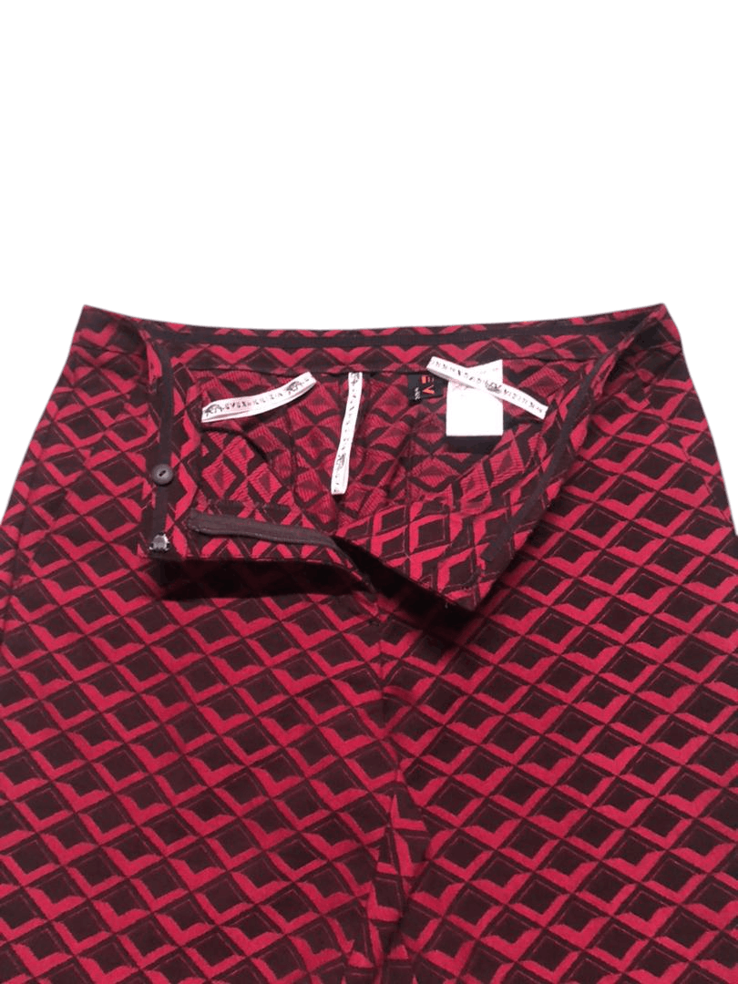 Krizia × Krizia Uomo Evex By Krizia Geometric Colourful Ankle Pants Women Size 30" / US 8 / IT 44 - 3 Thumbnail