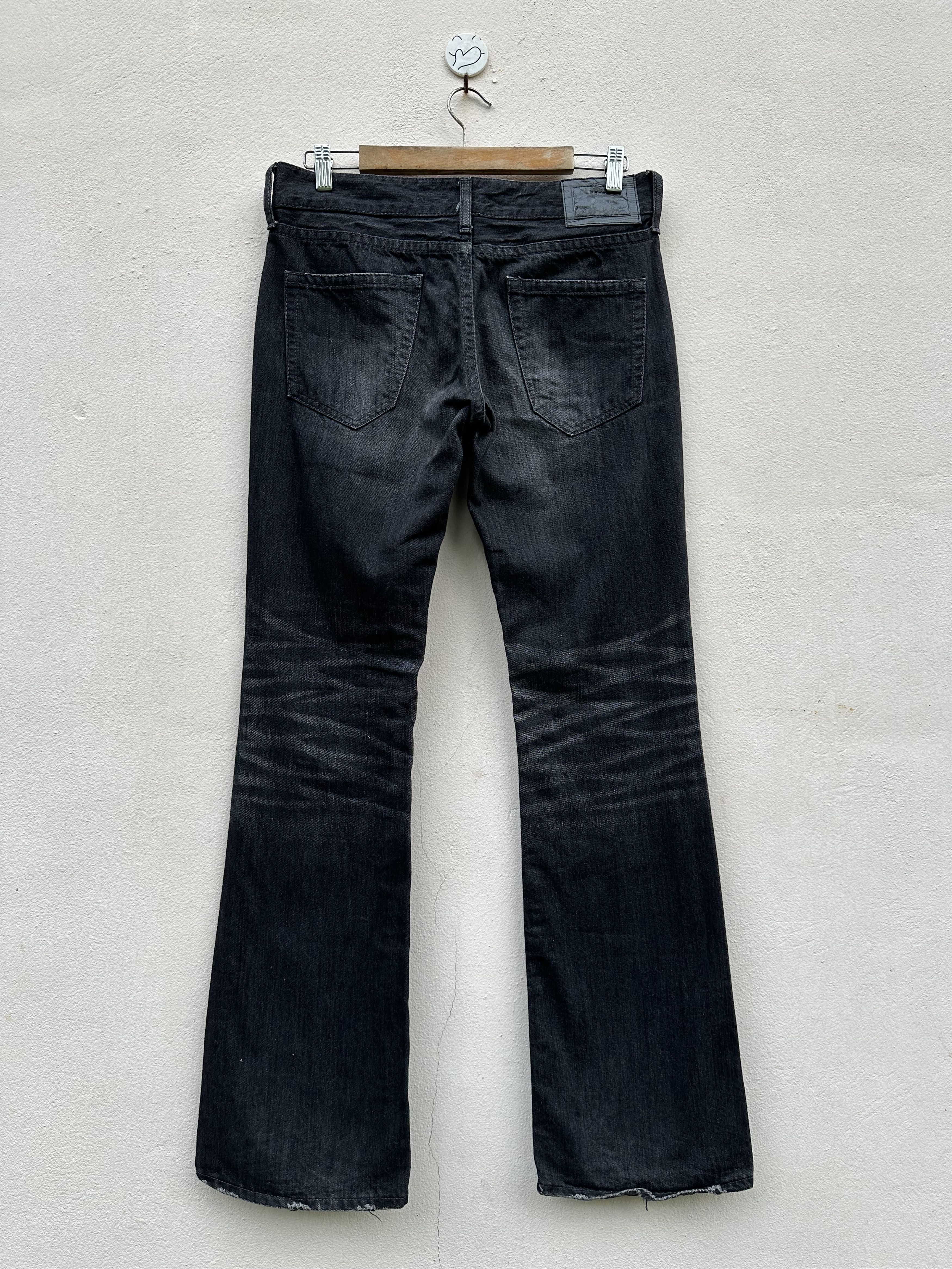 Murder License Japanese Brand Murder License Flare Rips Denim Jeans Size US 33 - 3 Thumbnail