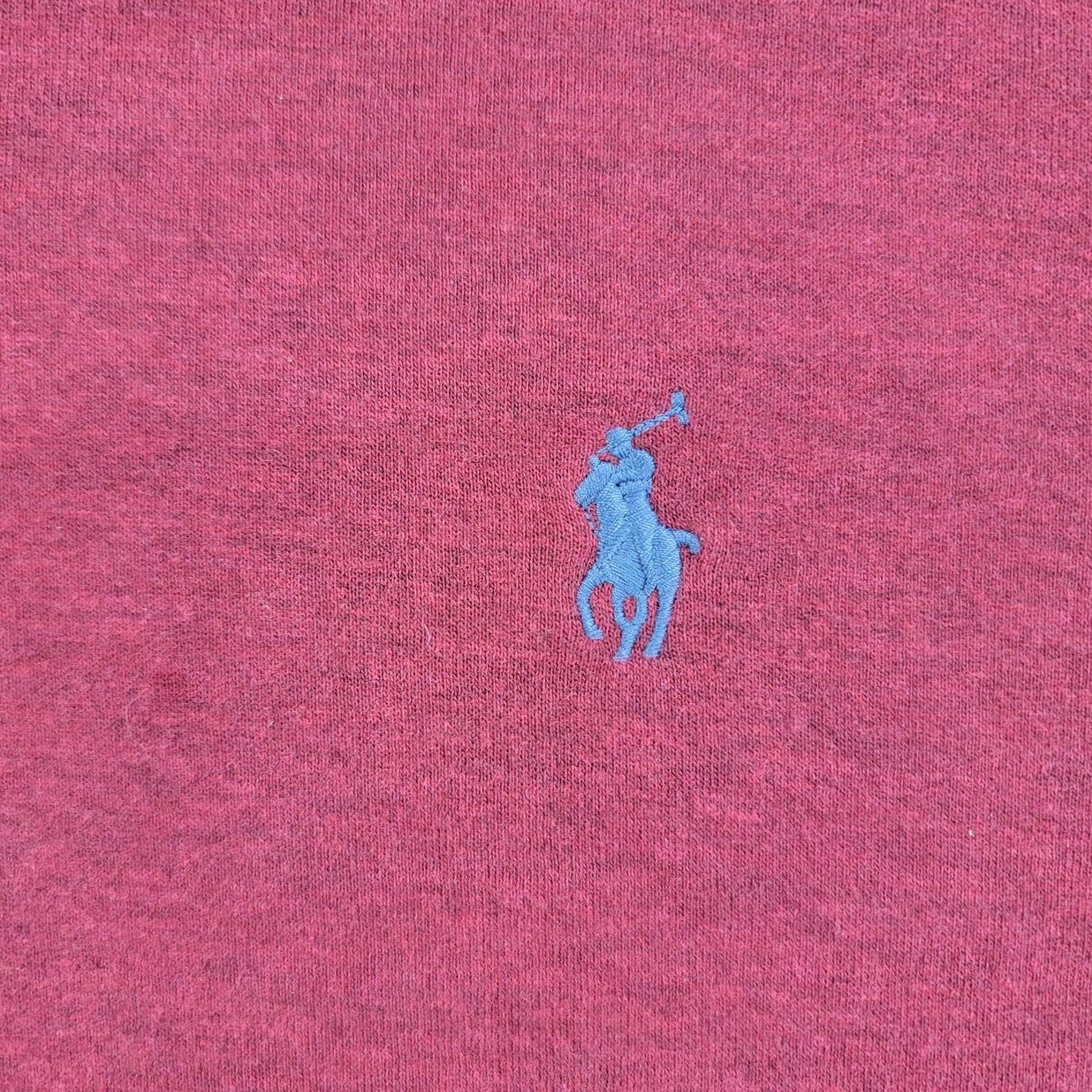 Polo Ralph Lauren Polo Ralph Lauren Sweater Mens 3XLT Red Mock Neck 1/4 Zip Pullover Logo Big Tall Size US XXL / EU 58 / 5 - 2 Thumbnail