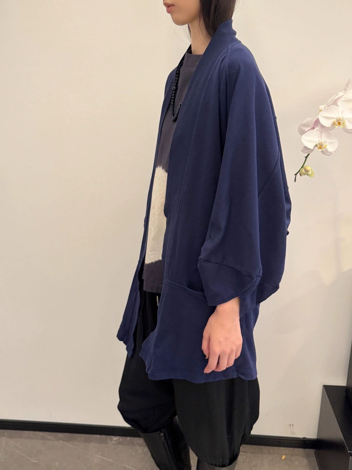 Vintage Dutch Brand Oversized Cocoon 7/8 Sleeve Vintage Cardigan Size S / US 4 / IT 40 - 4 Thumbnail