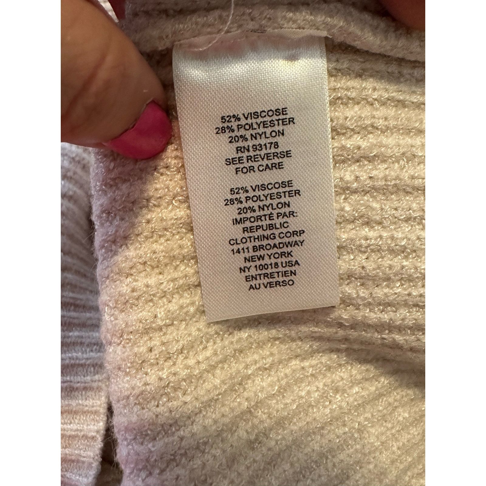 Elie Tahari Tahari beige cream crew neck long sleeves sweater size XS Size XS / US 0-2 / IT 36-38 - 7 Thumbnail