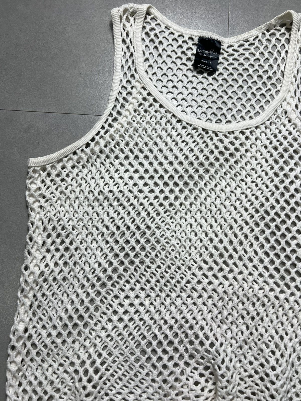 Number (N)ine Number (N)ine - S/S '04 "Dream Baby Dream" Fishnet Tank Size US M / EU 48-50 / 2 - 4 Thumbnail