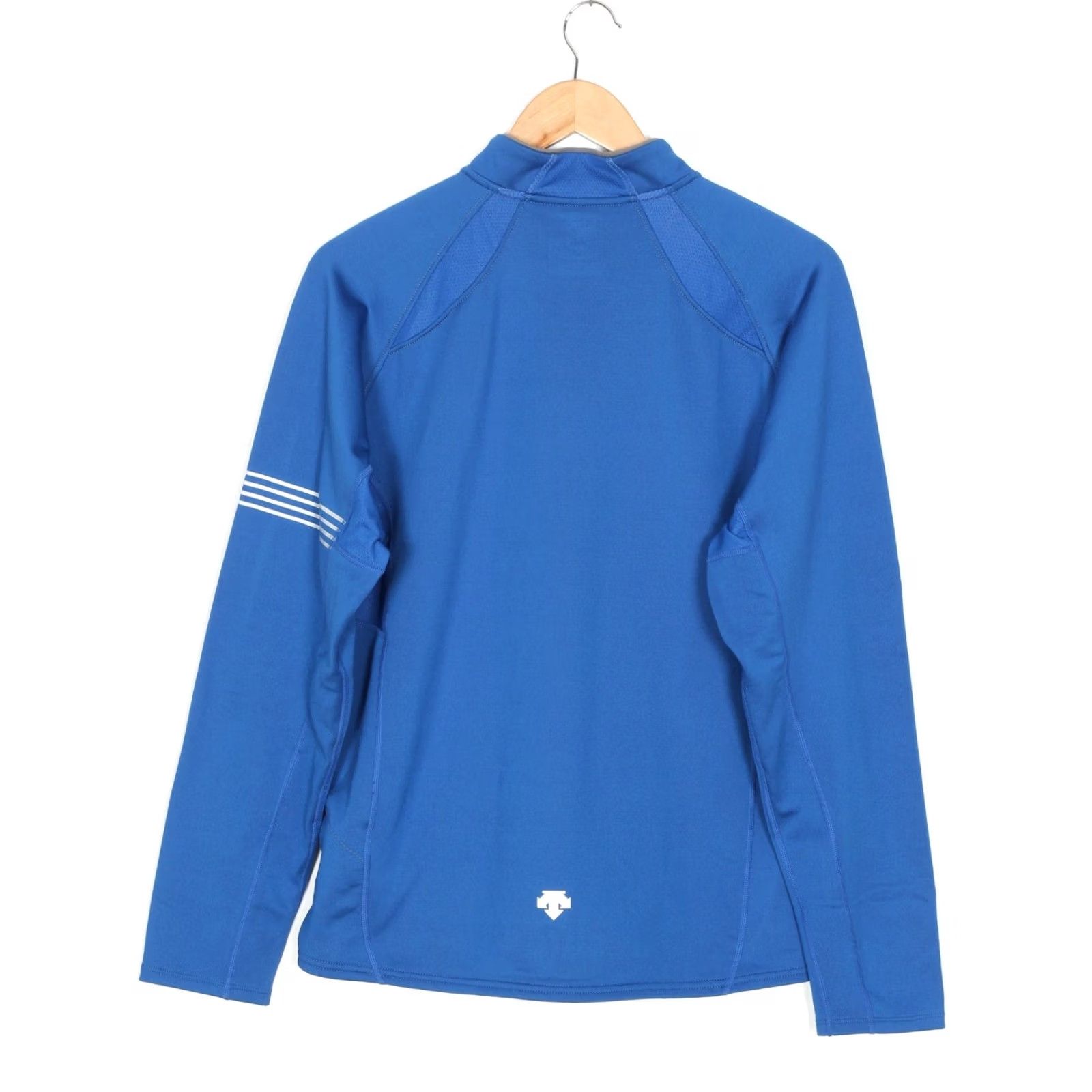 Layer 8 DESCENTE ½ Zip Stretch Mid Layer Jacket Men Size L Blue VR0720 Size US L / EU 52-54 / 3 - 3 Thumbnail