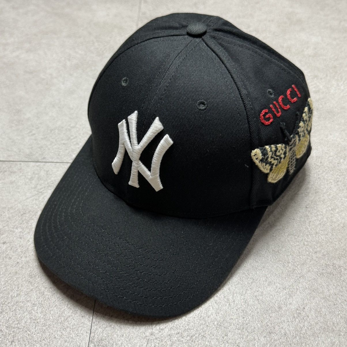 Gucci × MLB Gucci NY Yankees Baseball Cap | Grailed