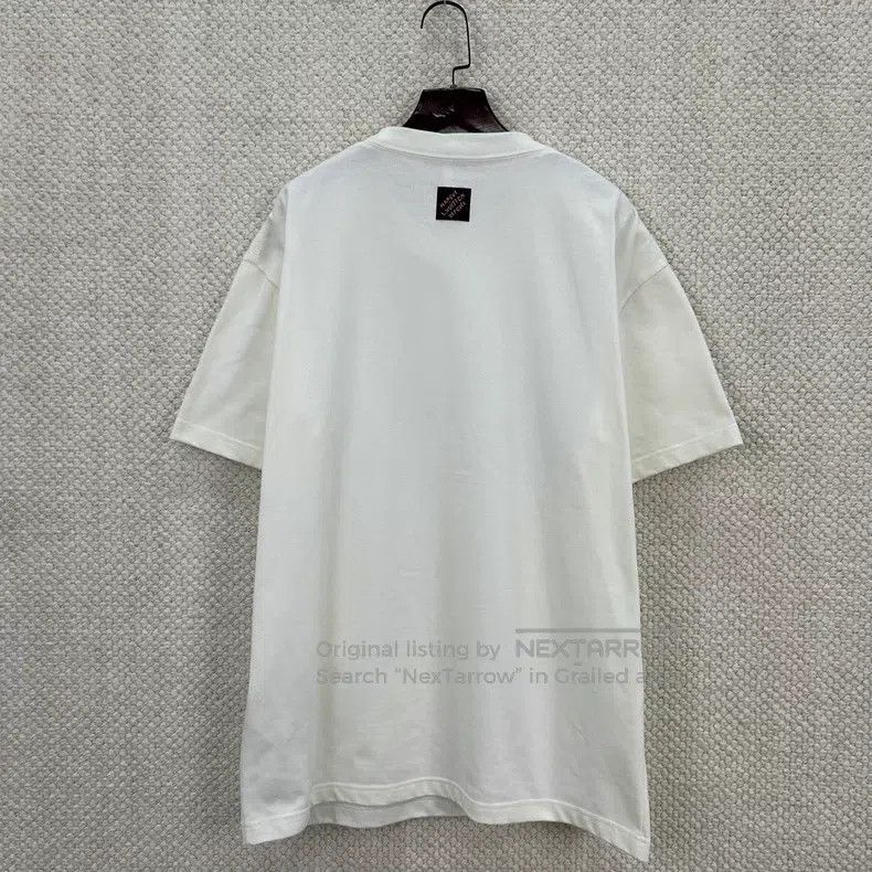Louis Vuitton Louis Vuitton Lovers Green Bead Embroidered Crew Neck Shor Size US M / EU 48-50 / 2 - 2 Thumbnail