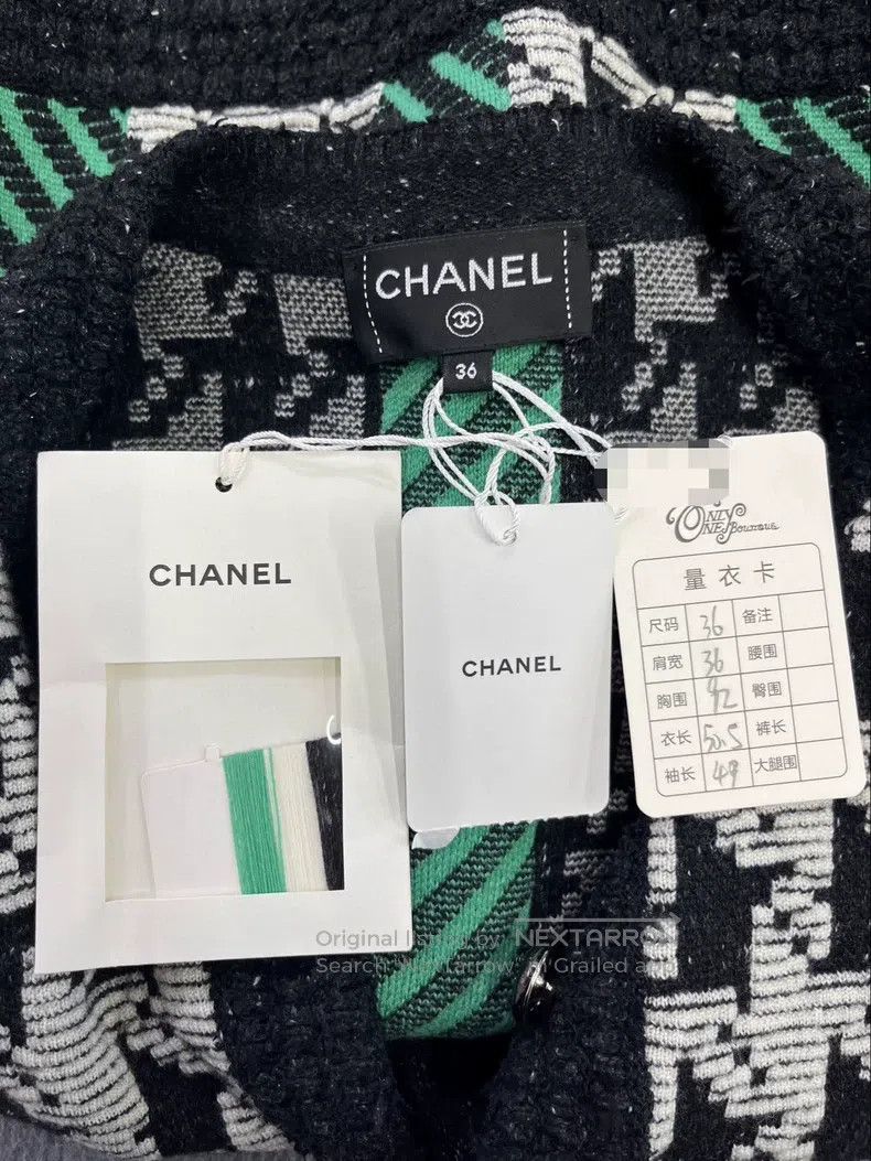 Chanel Chanel 24A thousand-bird checkered colour block jacket Size XS / US 0-2 / IT 36-38 - 4 Thumbnail