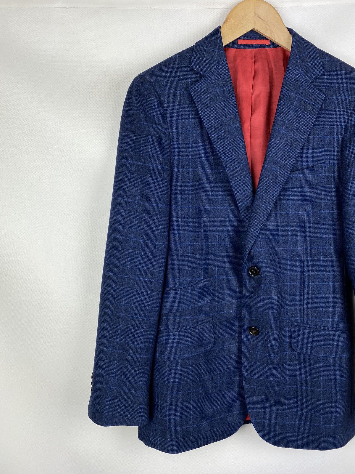 Suitsupply Suitsupply Carlo Barbera Sienna wool checked blazer jacket Size 36R - 2 Thumbnail