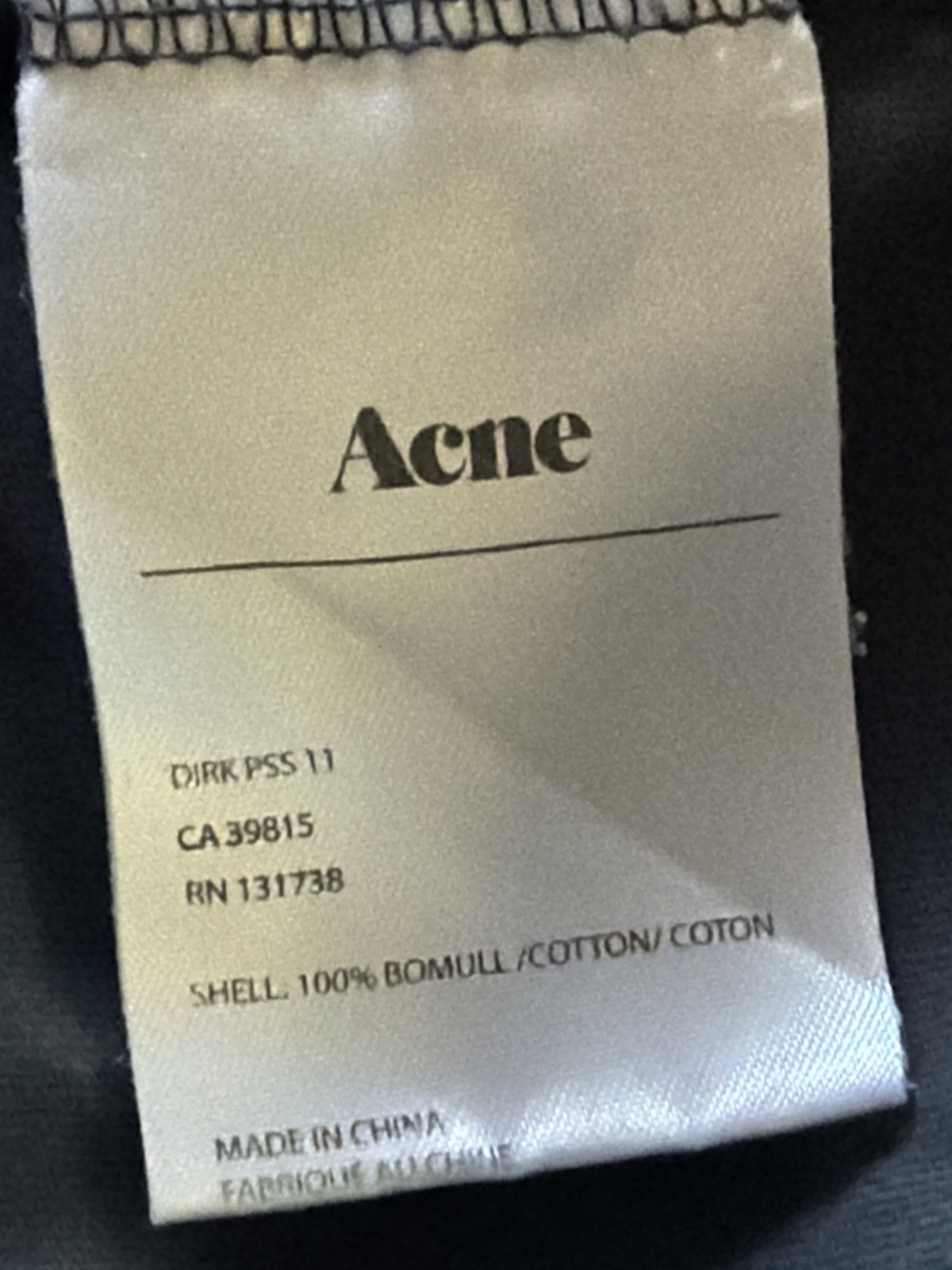 Acne Studios Football T Shirt Size US S / EU 44-46 / 1 - 3 Thumbnail