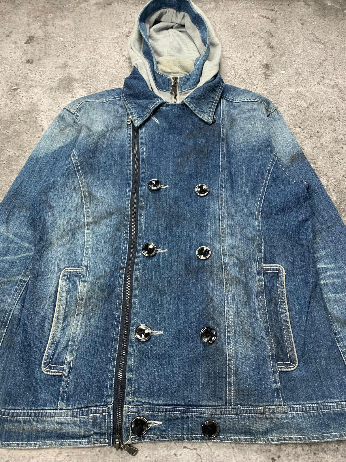 semanticdesign 🔥 Semantic Design X In The Attic 🔥 Denim Jacket With Hoodie Size US M / EU 48-50 / 2 - 3 Thumbnail