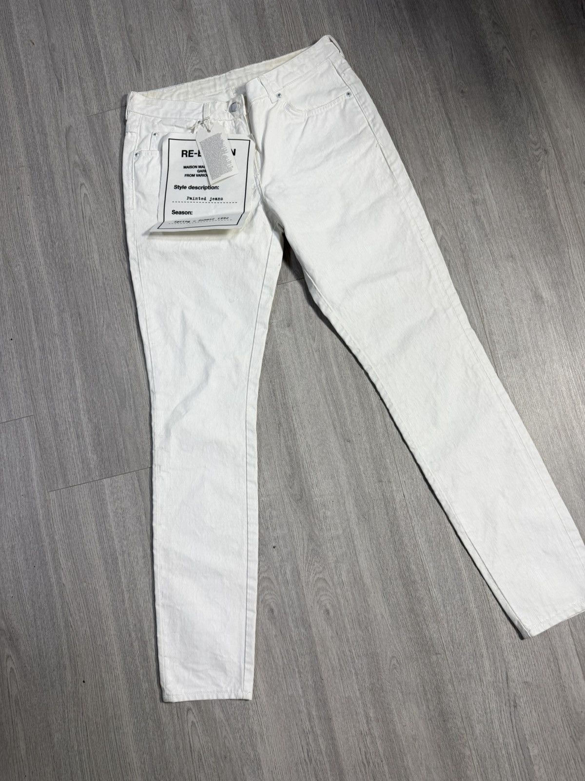 H&M × Maison Margiela Maison Martin Margiela × H&M Re-Edition Painted Jeans Size 27" / US 4 / IT 40 - 3 Thumbnail