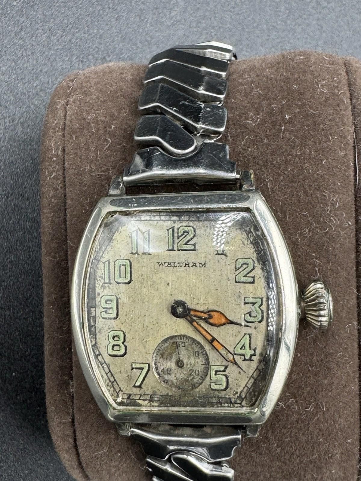 Other Vintage Waltham 7 Jewel Art Deco Tonneau Wristwatch Non-Runn Size ONE SIZE - 3 Thumbnail