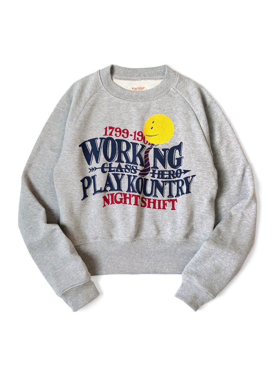 Kapital Kapital Dinky Type Night Shift PROFILE RAINBOWY Crew Sweat Size US S / EU 44-46 / 1 - 1 Thumbnail
