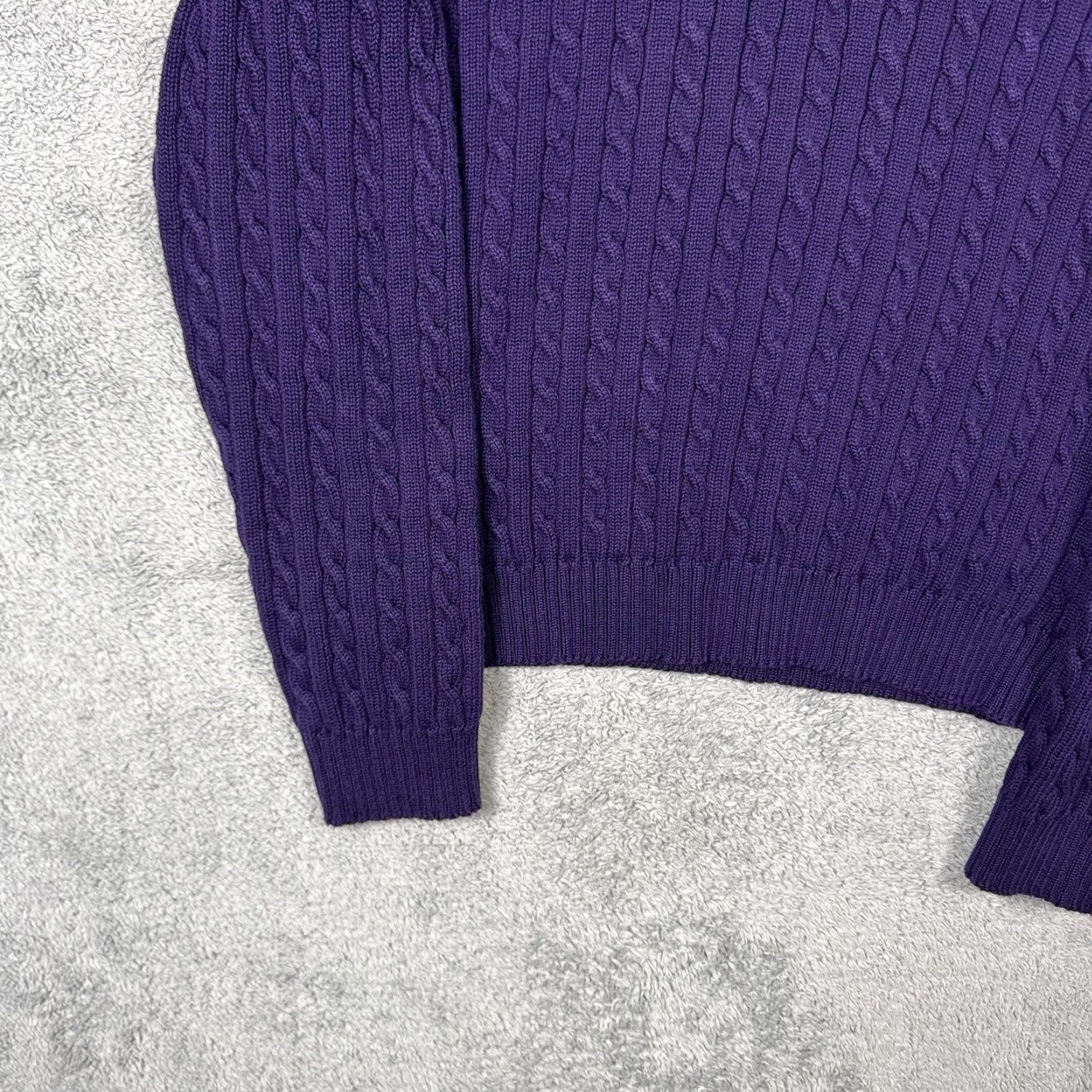 Ralph Lauren VINTAGE Lauren Ralph Lauren Sweater Women XL Cable Knit Pullover Size XL / US 12-14 / IT 48-50 - 3 Thumbnail
