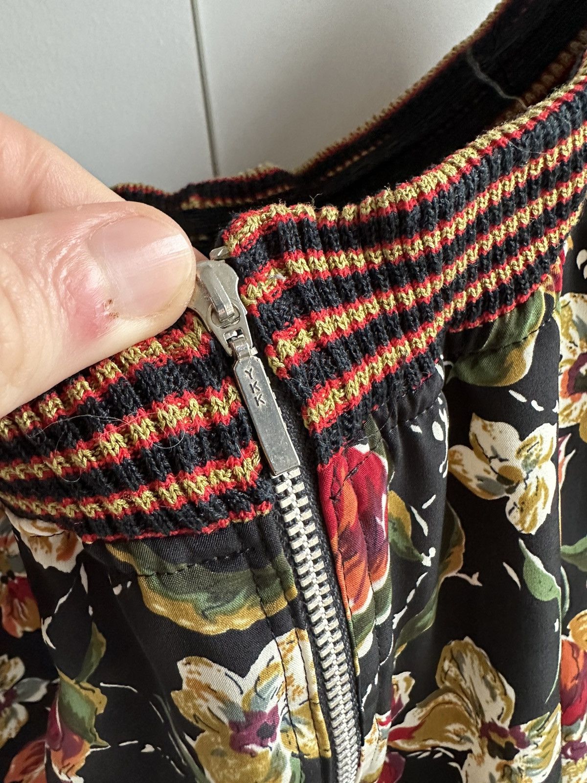 Jean Paul Gaultier bolero shrug floral vintage blouse Japan