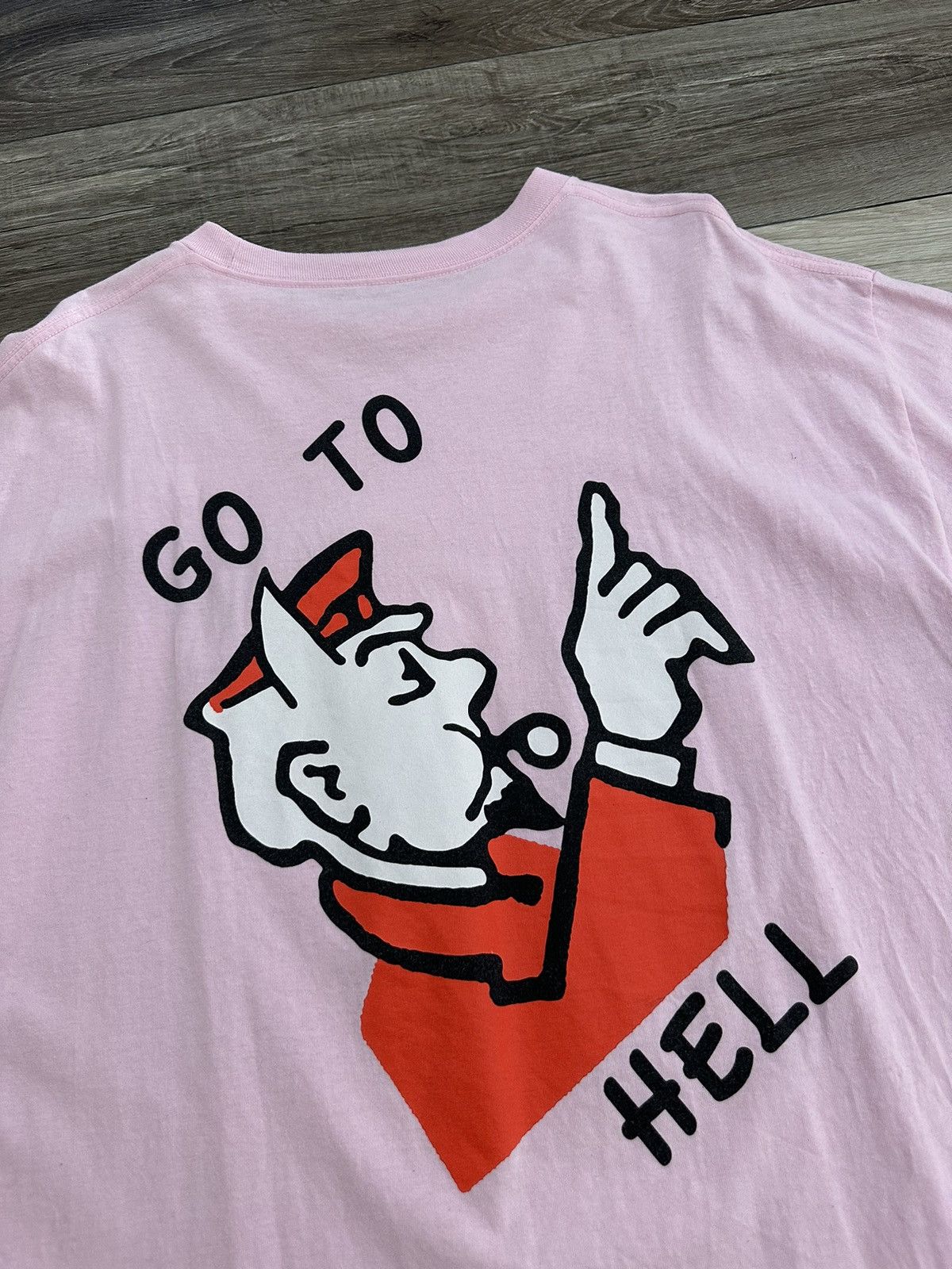 Superrradical Superrradical " Go To Hell " Pink Monopoly Tee Sz. 2XL / XXL Size US XXL / EU 58 / 5 - 3 Thumbnail
