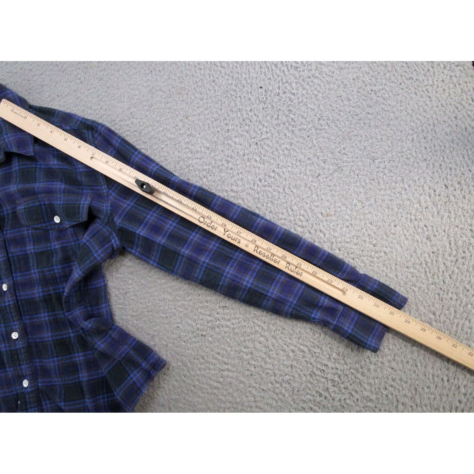 Rag & Bone RAG & BONE Blue Plaid Flannel Button-Down Long Sleeve Shirt S Women Pocket Front Button-Up Casual Vintage: No 100% Cotton, Regular Fit Size S / US 4 / IT 40 - 7 Thumbnail