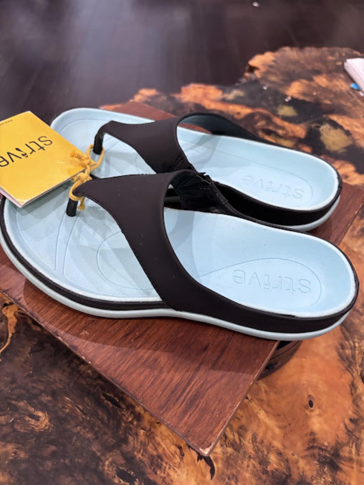 OVER THE STRiPES Strive Women's Comfortable Thong Sandals Size 6 NWT No Box Size US 6 / IT 36 - 4 Thumbnail