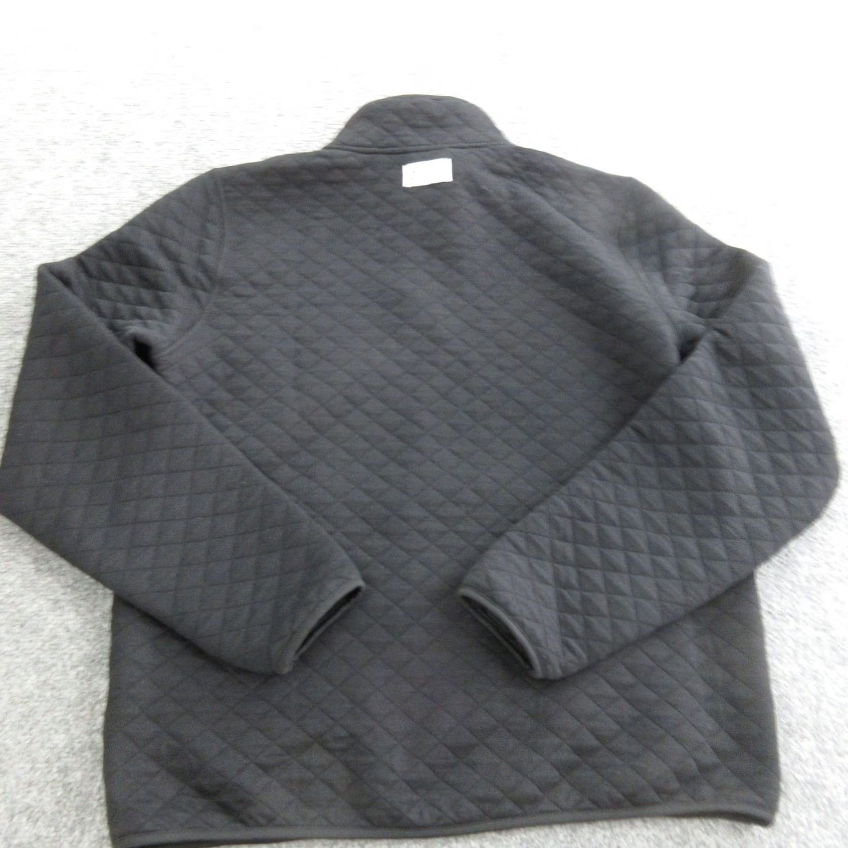 Marine Layer Marine Layer Shirt Mens L Black Sweatshirt Quilted Knit Zip Pullover Pockets Size US L / EU 52-54 / 3 - 7 Thumbnail