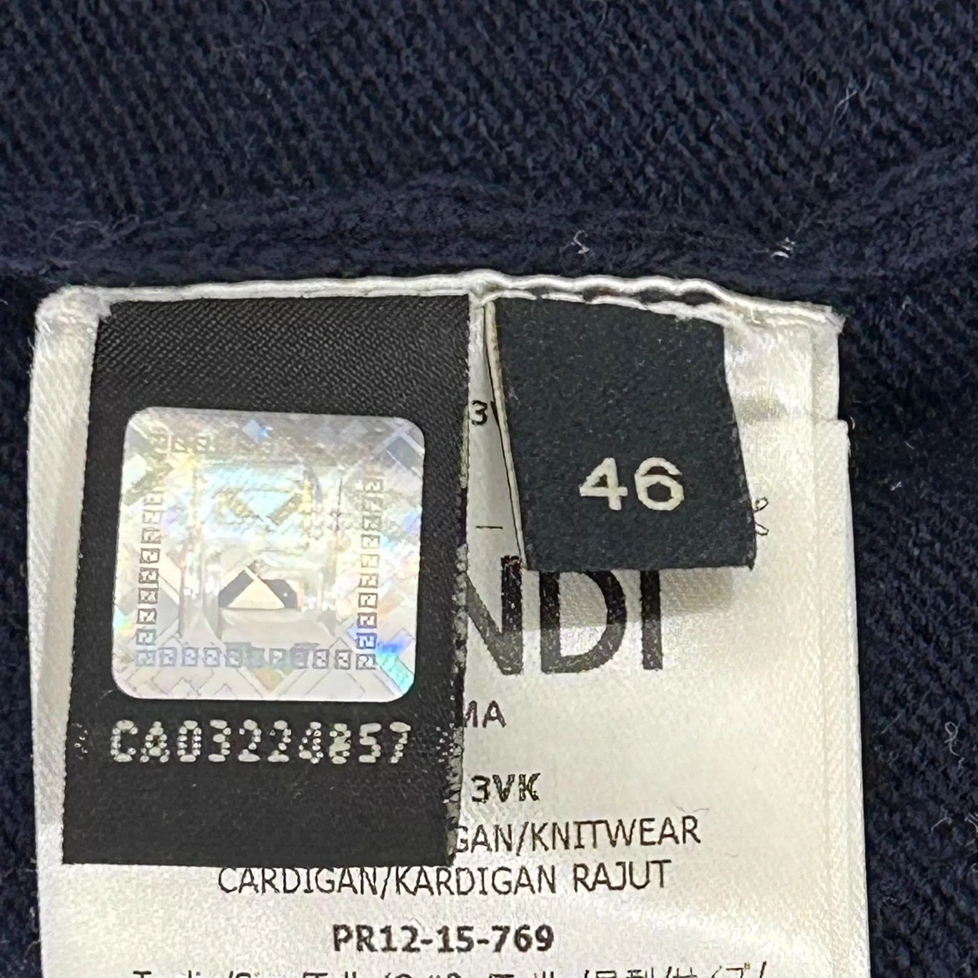 Fendi FENDI Knit Cashmere Cardigan 46 99 Size US S / EU 44-46 / 1 - 6 Thumbnail