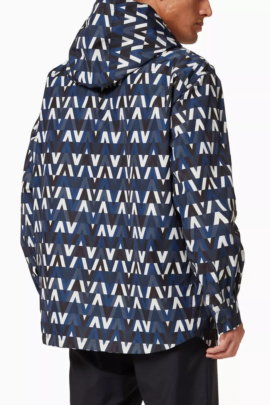 Valentino o1y0525 Full Length Hooded Jacket in Multicolor Size US M / EU 48-50 / 2 - 3 Thumbnail