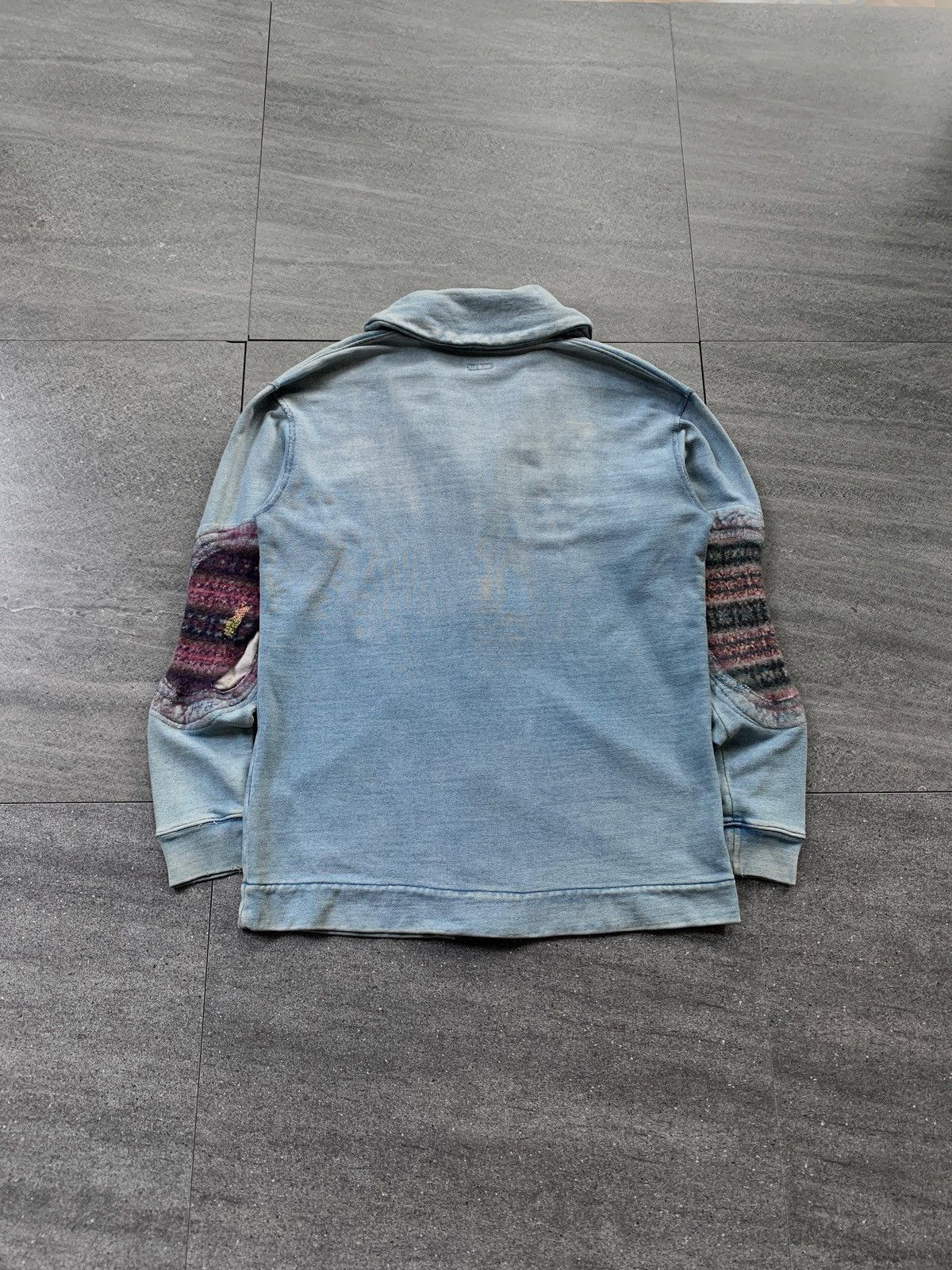 Kapital Kountry FREE TAX! Distressed Elbow Patch Denim Jacket Size US M / EU 48-50 / 2 - 6 Thumbnail