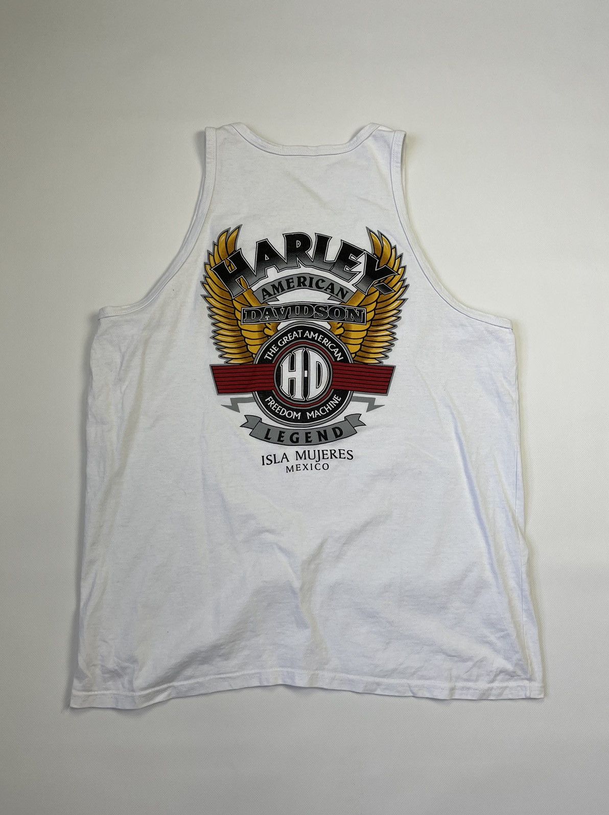 Harley Davidson × Vintage Harley Davidson Mexico Vintage Moto Motorcycles Tank Top Size US M / EU 48-50 / 2 - 1 Thumbnail