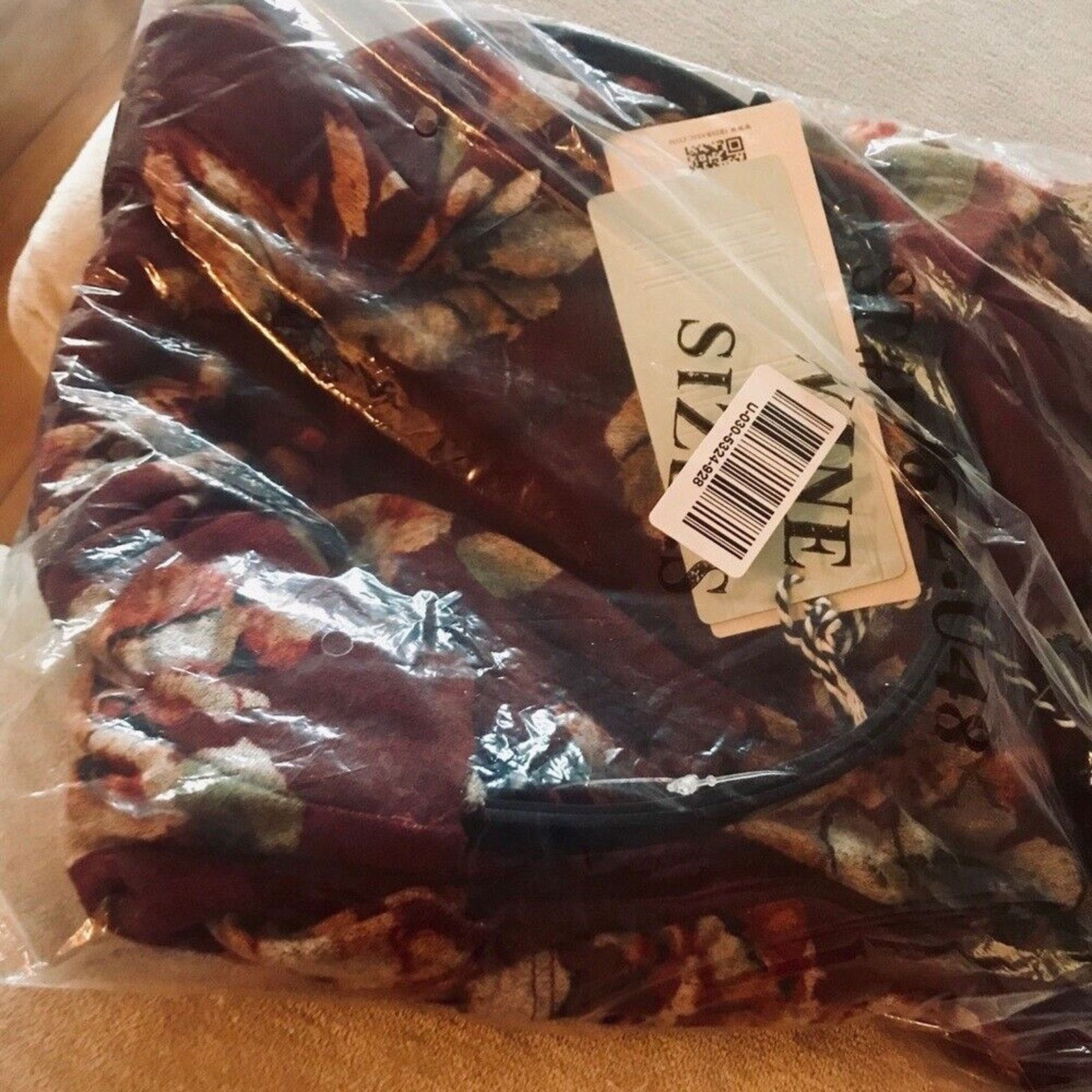 Other Grunge Y2k Iris Red Wine Floral belted Sleeveless Dress S Size S / US 4 / IT 40 - 3 Thumbnail