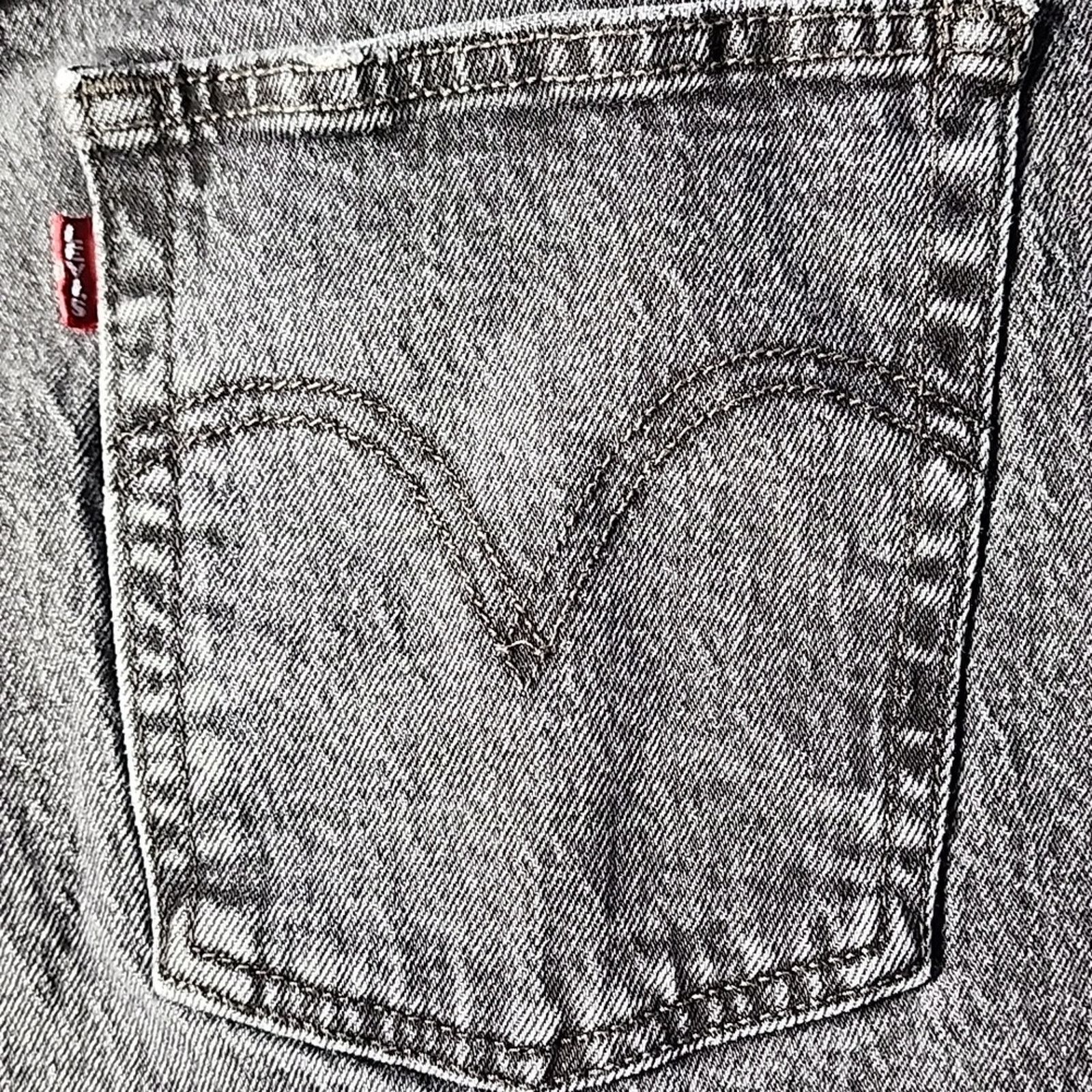 Levi's Levi's Men's Straight Jeans in Charcoal Size US 32 / EU 48 - 7 Thumbnail