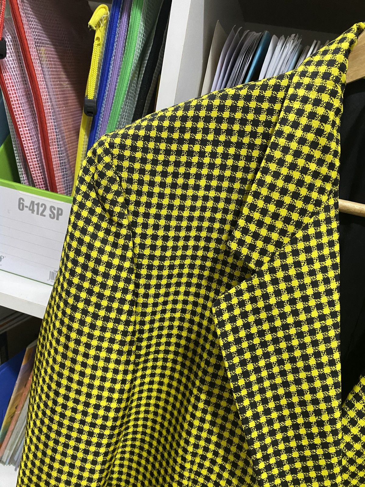 Versace Vintage Gianni Versace Silk Checked Pattern Design Jacket Size US M / EU 48-50 / 2 - 7 Thumbnail