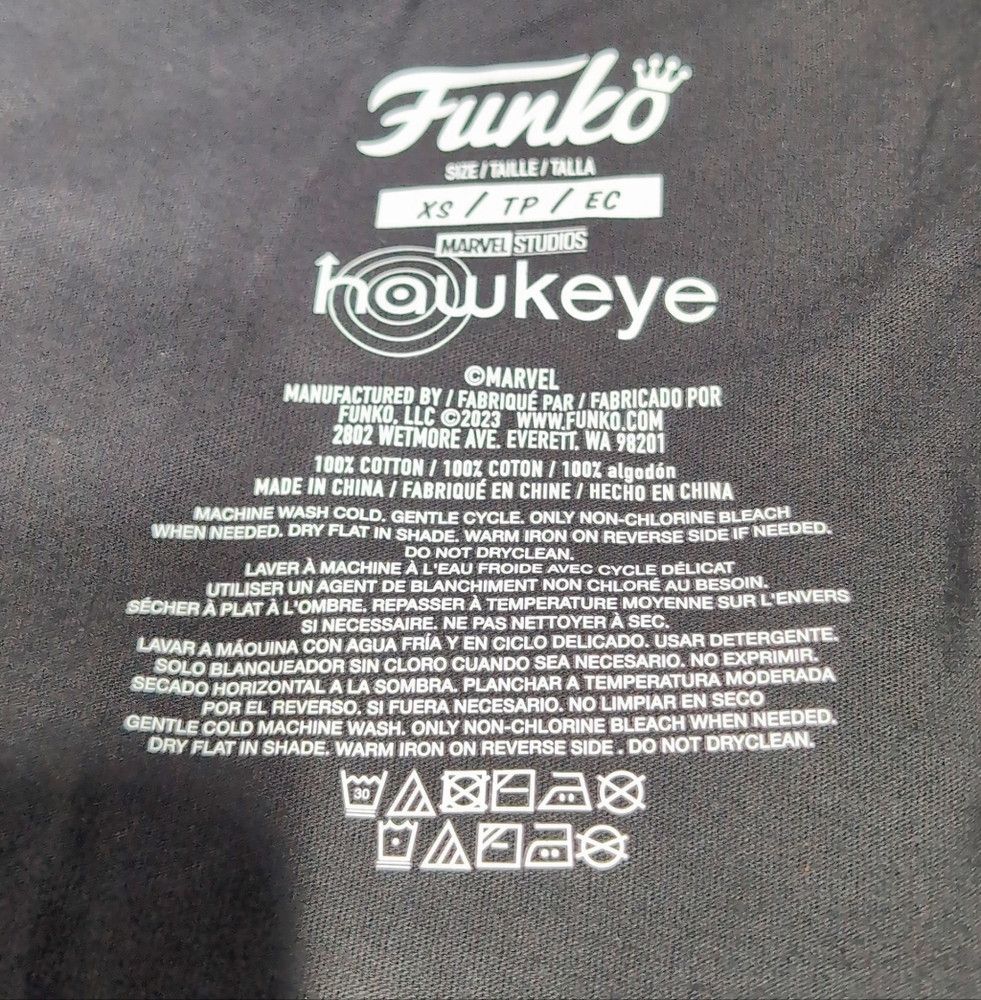 Marvel Comics Funko Hawkeye Sz S Rogers The Musical Black Tee Marvel Size US S / EU 44-46 / 1 - 5 Thumbnail
