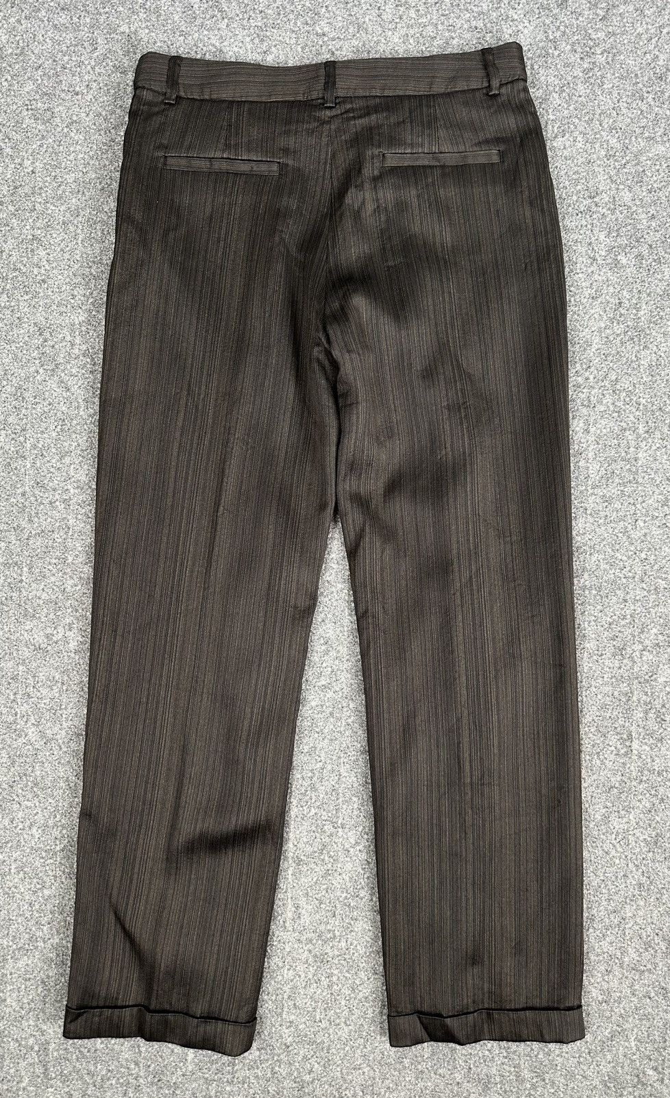 Hermes × Maison Margiela Hermes - Maison Margiela Archive - Cuffed Wool Pants Size 27" / US 4 / IT 40 - 6 Thumbnail