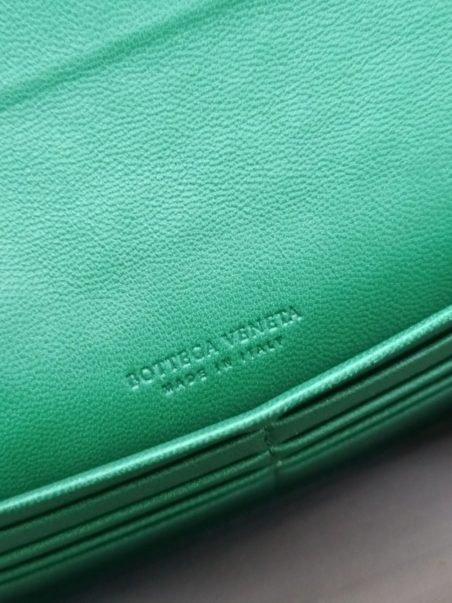 Bottega Veneta BOTTEGA VENETA Woven Green Clutch 19x9.5 Dust Bag Size ONE SIZE - 5 Thumbnail