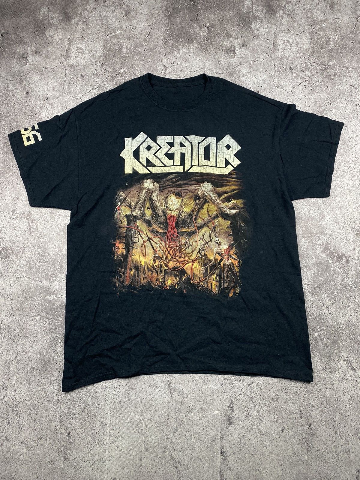 Band Tees × Vintage Kreator your vintage State of Unrest shirt band Size US XL / EU 56 / 4 - 1 Thumbnail
