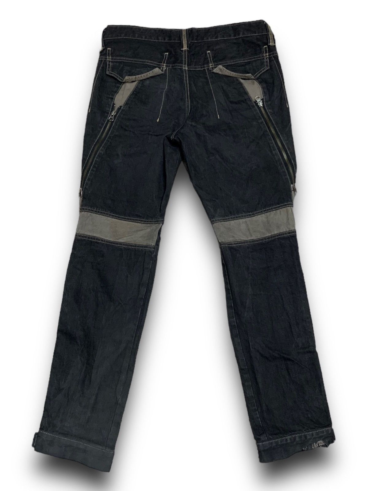 Designer × Japanese Brand × PPFM PPFM MULTI POCKET AND ZIP RARE DESIGN JAPANESE BRAND DENIM Size US 34 / EU 50 - 2 Thumbnail