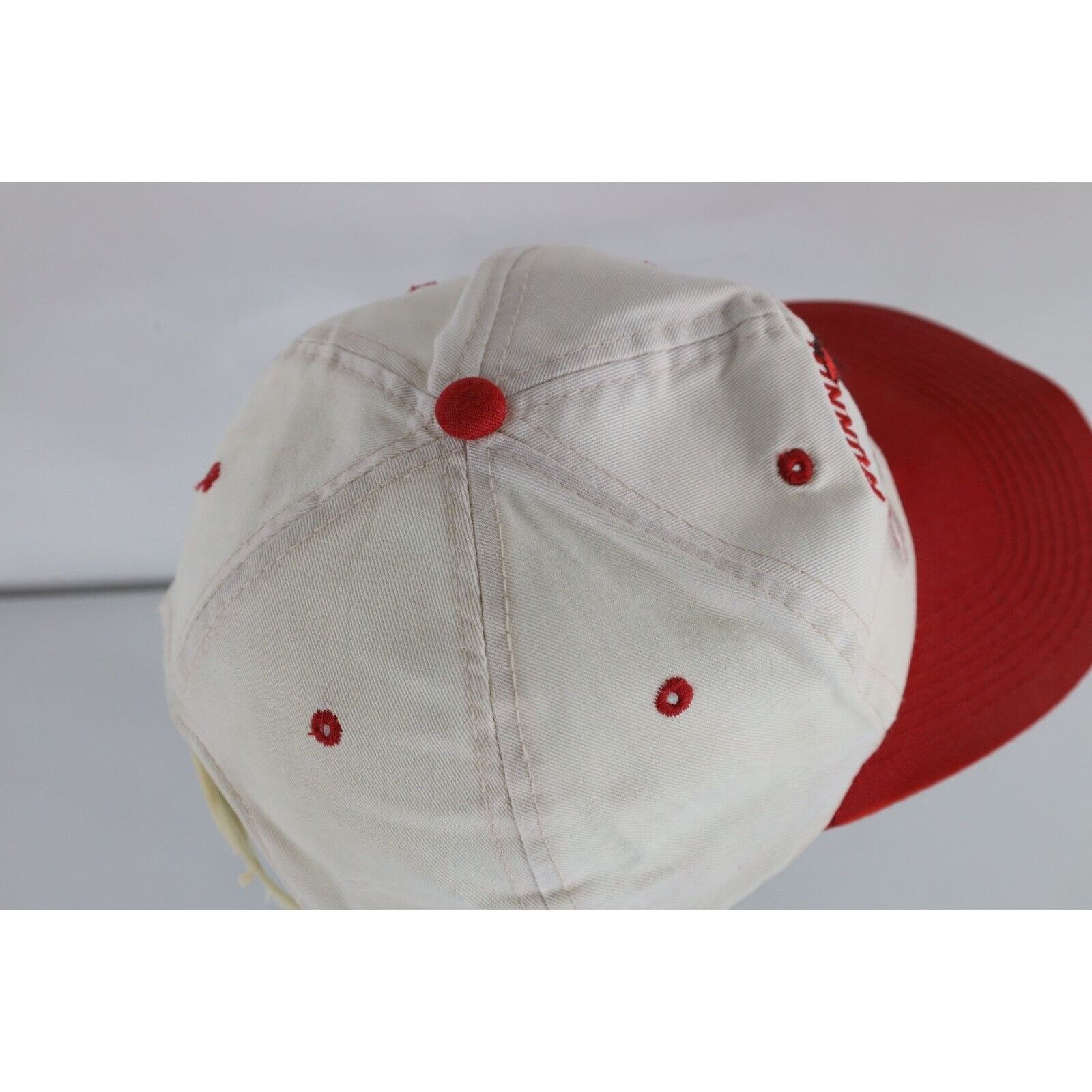 Vintage Vintage 90s Distressed UNLV Running Rebels Snapback Hat Size ONE SIZE - 10 Thumbnail