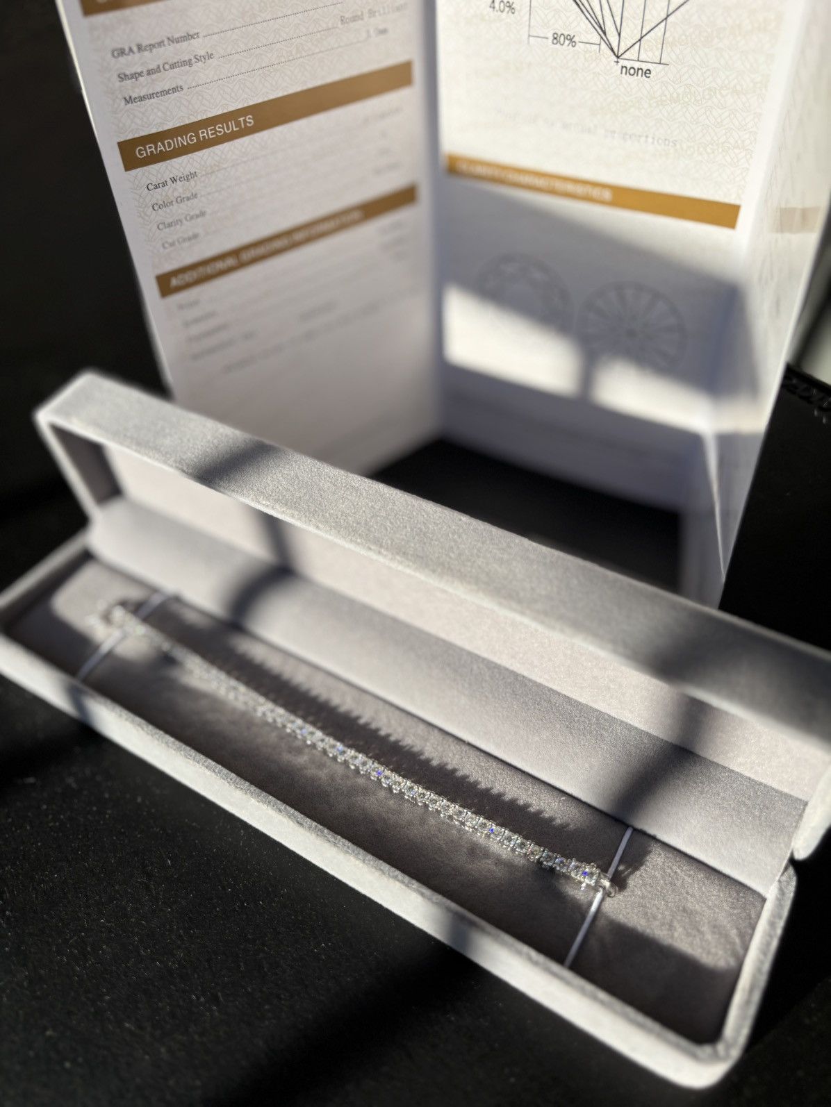 Other Moissanite tennis bracelet Size ONE SIZE - 1 Thumbnail