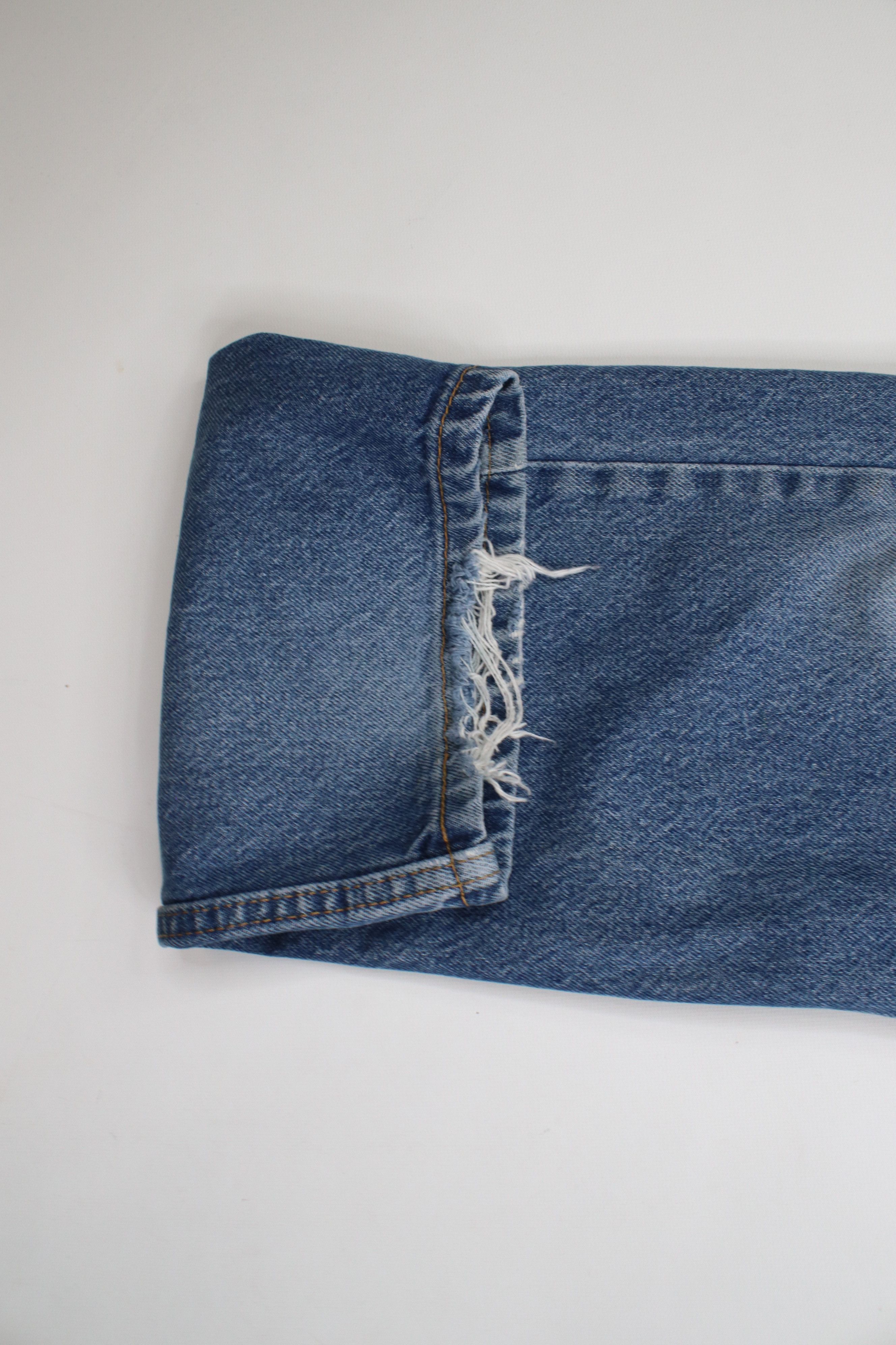Levi's × Vintage Vintage Y2K Levis 505 Regular Fit Straight Leg Denim Jeans Size US 35 - 7 Thumbnail