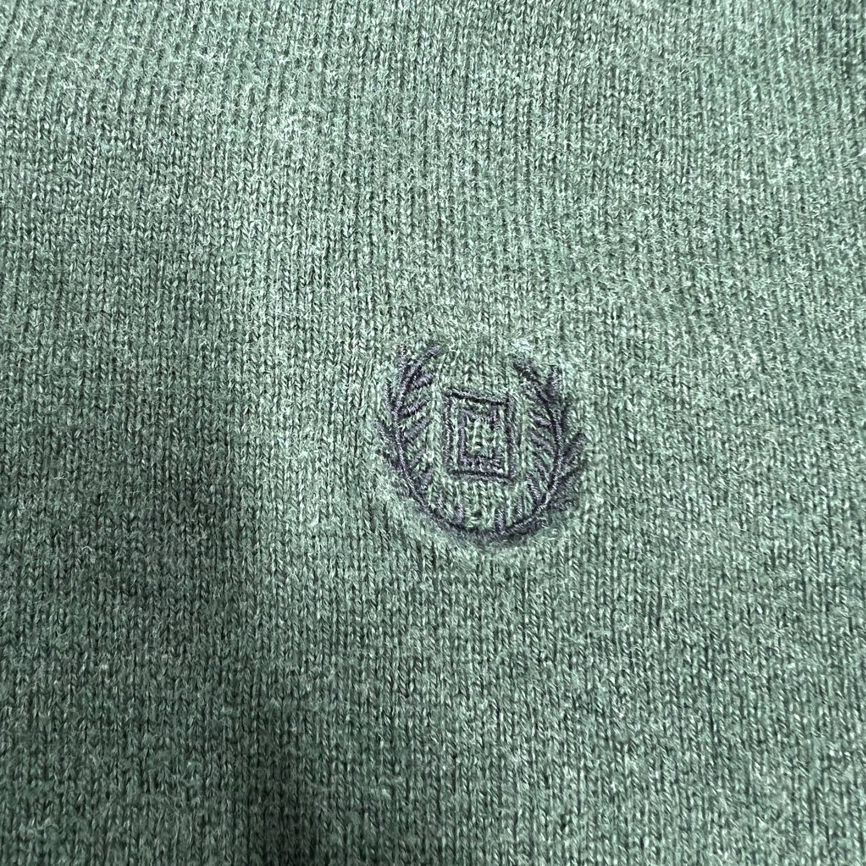 Chaps Chaps Sweater Mens Large V-Neck Pullover Tight-Knit Hunter Green Midweight Crew Neck Casual-Party/Cocktail Size US L / EU 52-54 / 3 - 4 Thumbnail