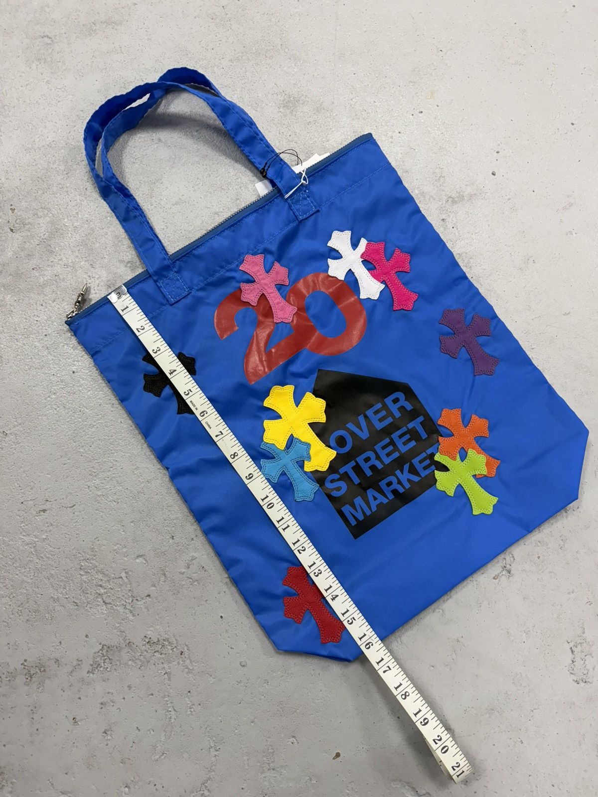 Chrome Hearts × Dover Street Market Chrome Hearts DSM 20th Anni 1 of 1 Multicolor Cross Tote Bag Size ONE SIZE - 12 Thumbnail