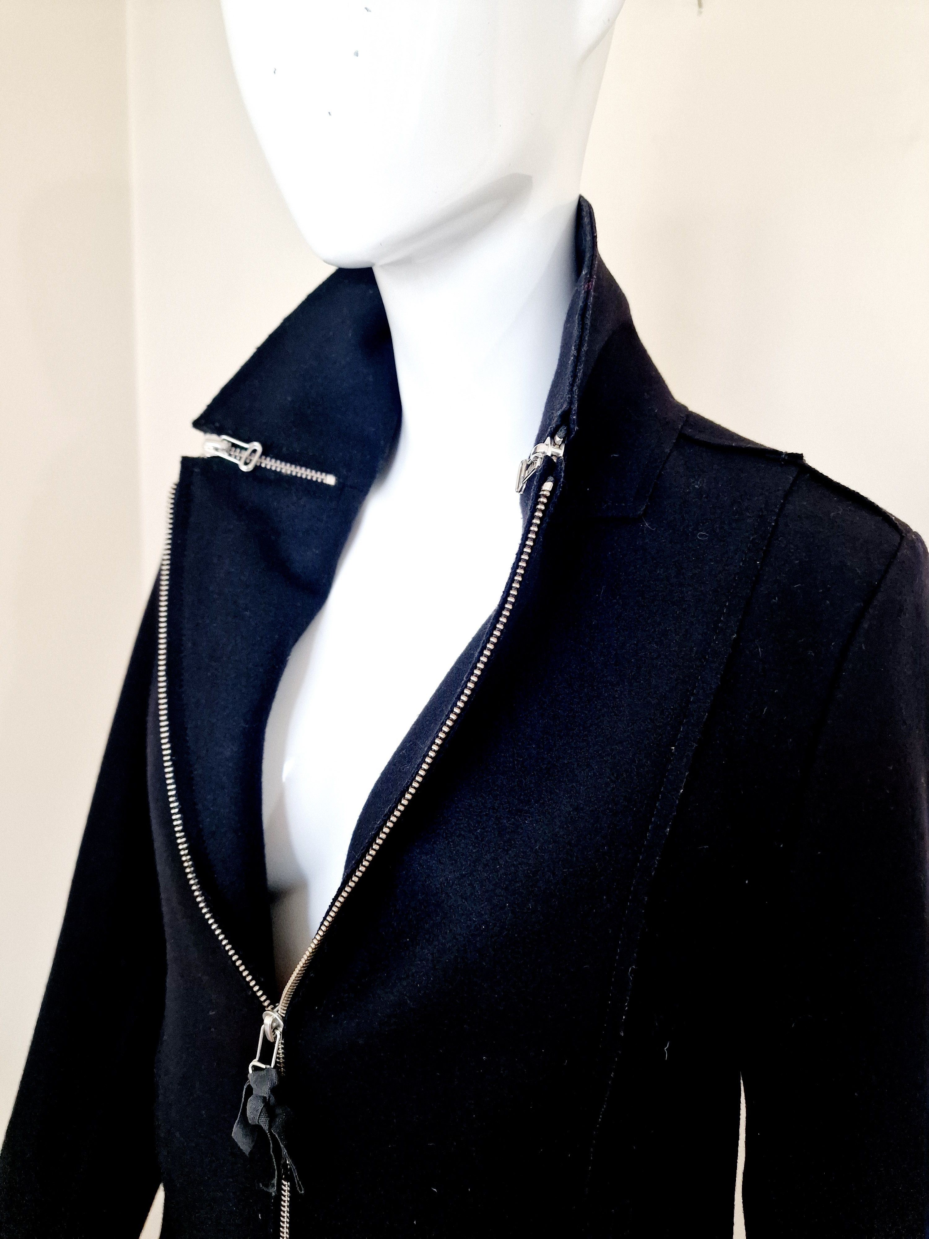 Maison Margiela Martin Maison Margiela F/W 2006 Zipper Zip Wool Jacket Size M / US 6-8 / IT 42-44 - 5 Thumbnail