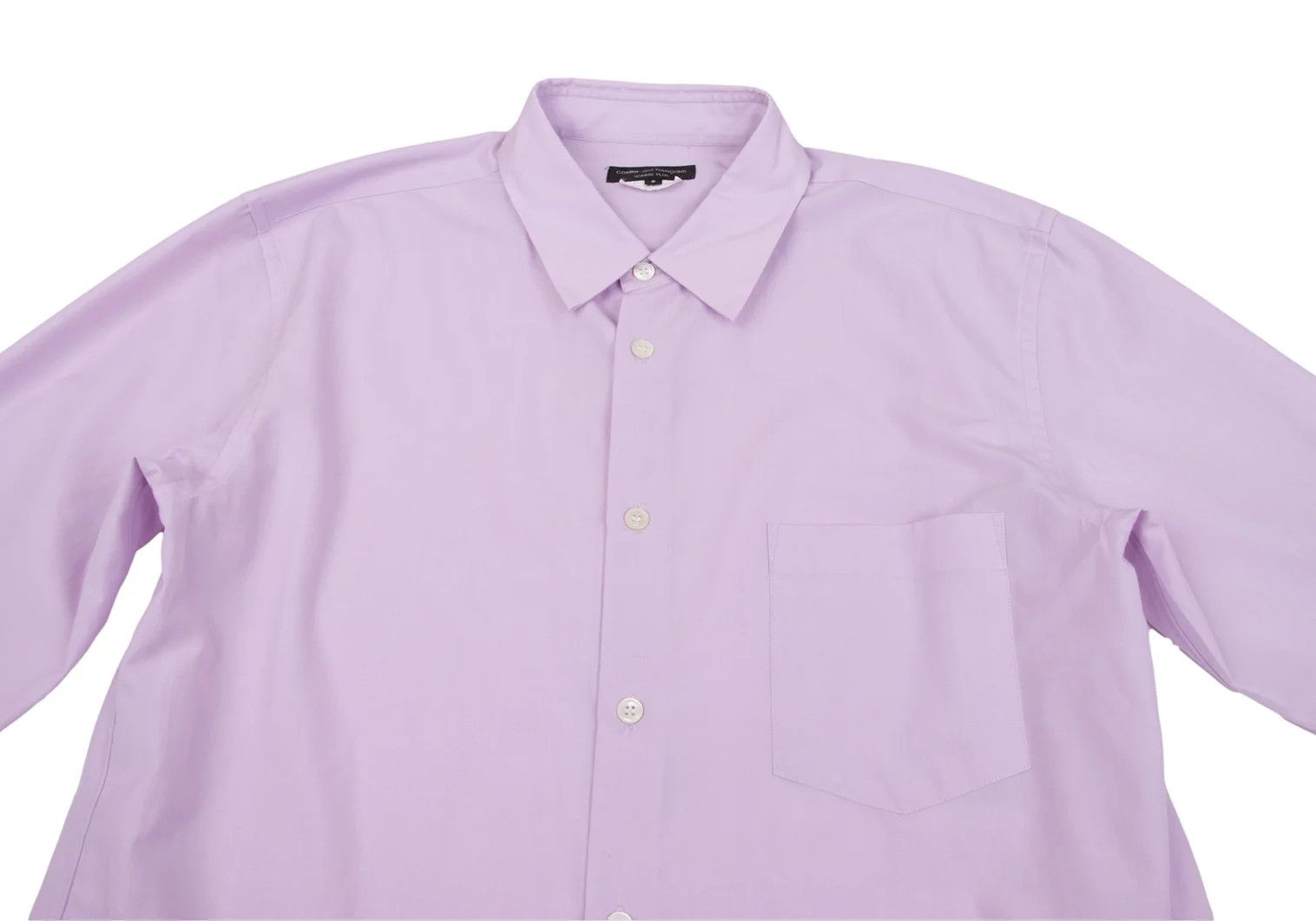Comme des Garcons Homme Plus Polyester Basic Shirt in Purple Size S Size US S / EU 44-46 / 1 - 2 Thumbnail