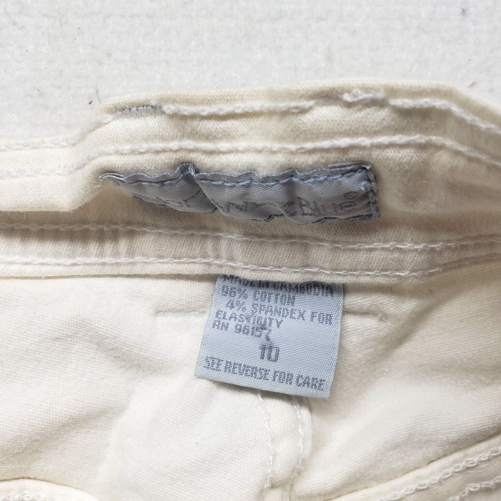Vintage Adult Women's Size 10 Soft Flattering Northwest Blue Cotton Rich Capri Style Pants Size 32" / US 10 / IT 46 - 2 Thumbnail