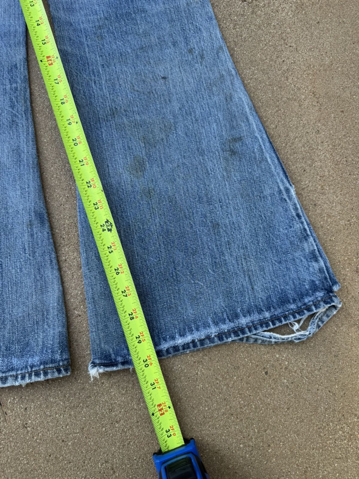 Levi's Vtg 70’s Levi’s 684 Orange Tab Bellbottom Denim Jeans 28x30 Size US 28 / EU 44 - 10 Thumbnail